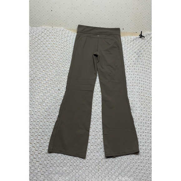 Athleta Pants Leggings Women Size M Brown Wide Leg Athletic - Picture 3 of 10
